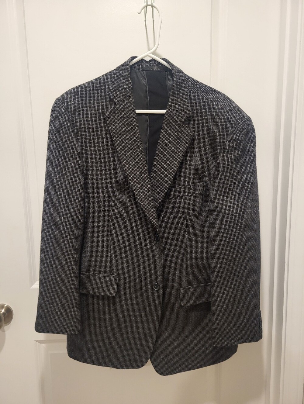 Haggar Black Tweed Jacket
